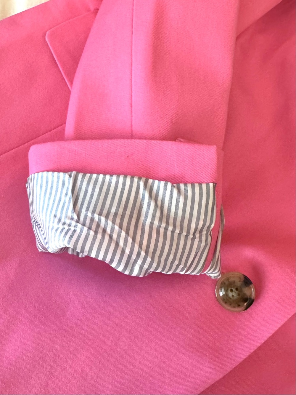 J. Crew Pink Tailored 2 Button Blazer Jacket  Pink 6 new $198 - Picture 6 of 8